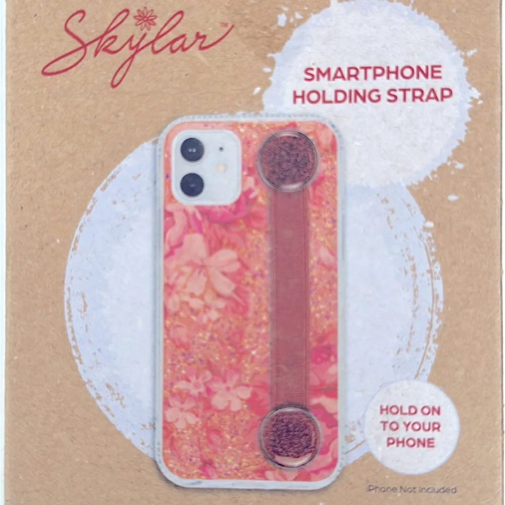 NWT Skylar Ultra Slim Smartphone Holding Strap- Red